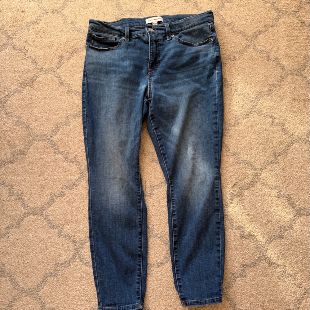 Lucky Brand Women's High Rise Jeans - Dark Blue